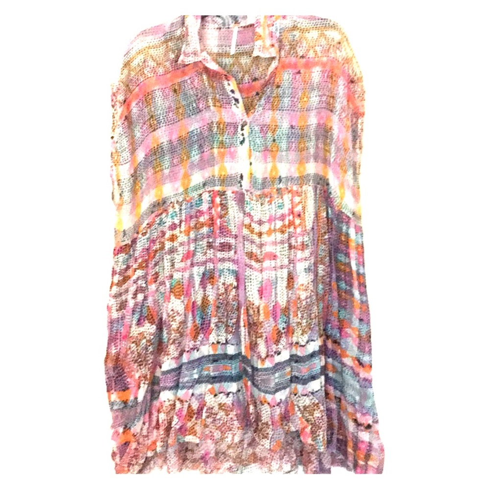 Mini sleeveless dress.